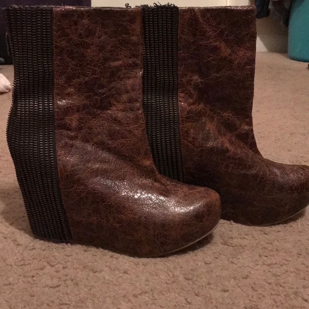 Jeffery Campbell wedge Ibiza boots 👢